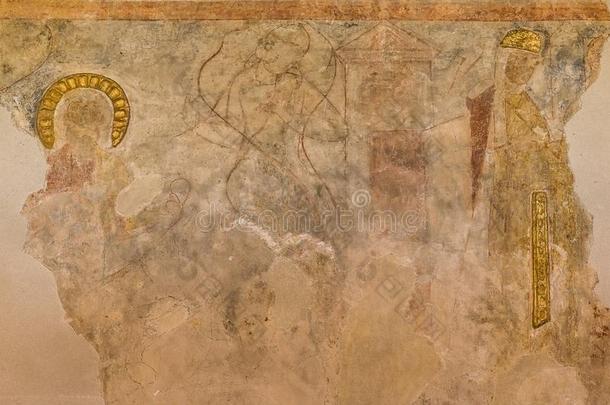 罗马式建筑壁画绘画关于num.三轮廓