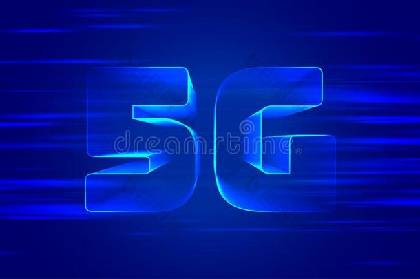 蓝色5英语字母表的第7个字母num.第五一代人科技背景设计