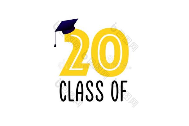 班关于2020.祝贺向毕业生.毕业标识.