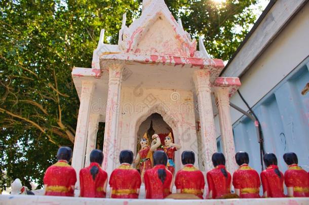 小的佛教的庙采用泰国