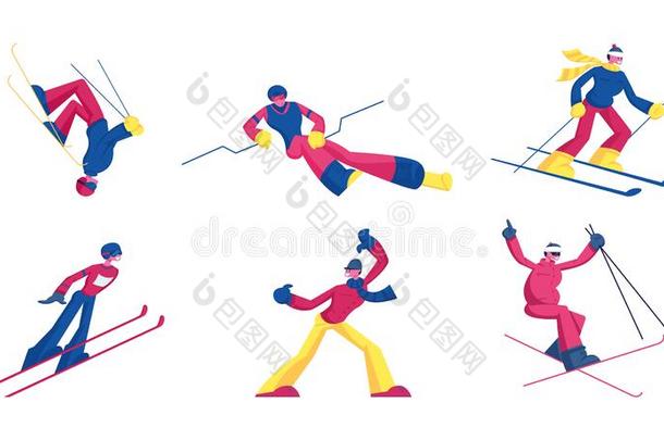 放置关于运动员自由式滑雪跳.冬运动活动Colombia哥伦比亚