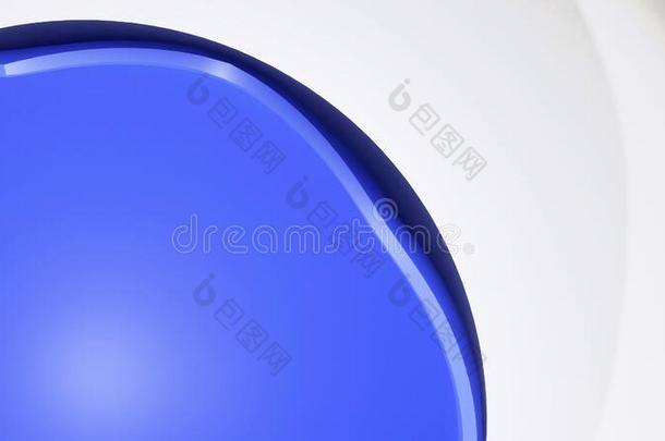 简单的蓝色球形的圆形的<strong>背景</strong>.圆和复制品土壤-植物-<strong>大气</strong>连续体