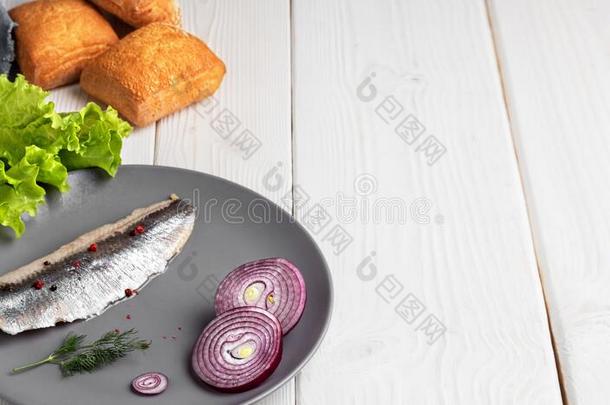 斯堪的纳维亚的烹饪-盘子和鲱鱼肉片和组成部分