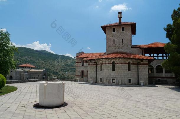 赫塞戈瓦卡格雷丝尼卡修道院,特雷比涅城市,波斯尼亚和赫茨