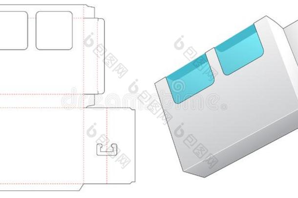 包装盒和悬挂洞和2<strong>塑料</strong>制品窗死亡将<strong>切</strong>开坦普拉