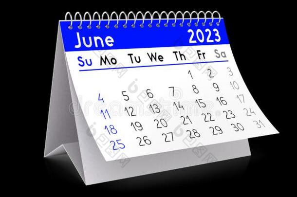 六月2023-表日历-3英语字母表中的第四个字母说明