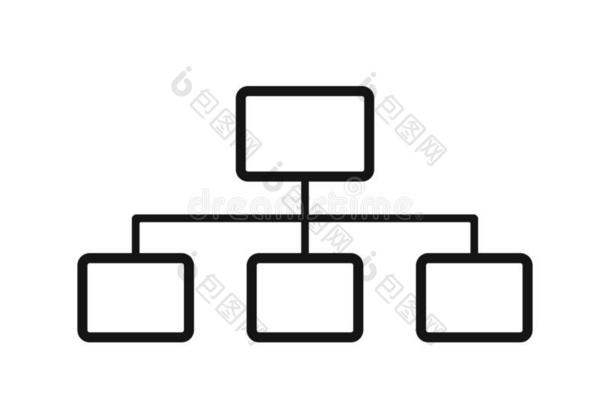 流程图偶像.垂直的分层流程图样板.信息记录