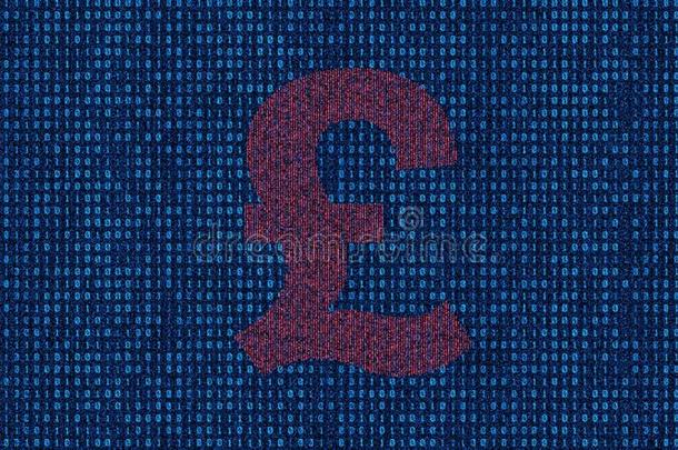 科技英镑货币象征,互联网财政的科技