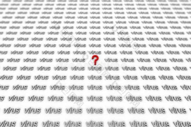 病毒和问题痕迹,问题和怀疑经过许多病毒