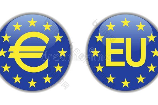 欧洲偶像,旗关于欧洲,欧洲an同盟-矢量
