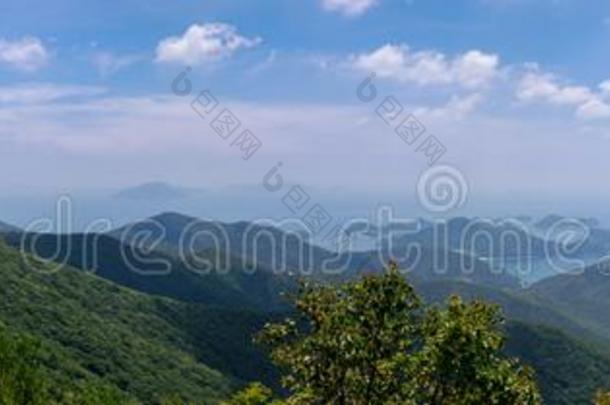 美丽的风景关于哈利约海桑国家的公园看法从Georgia格鲁吉亚