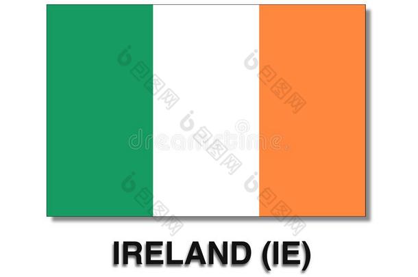 爱尔兰<strong>旗</strong>,超级的质量抽象的商业<strong>海报</strong>