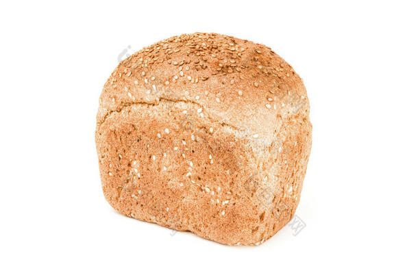 面包<strong>房产</strong>品隔离的向一白色的b一ckground剪下的图样