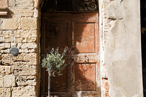 老的门采用意大利陆地<strong>欧洲建筑</strong>学和木材指已提到的人在历史上重要的
