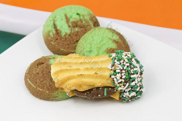 分类关于绿色的带腔调的甜饼干