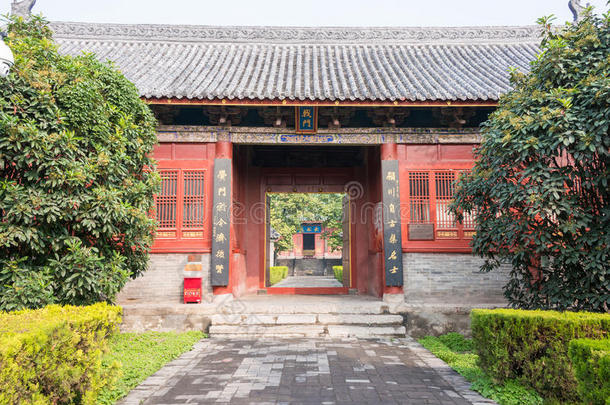 河南,中国-octagonal八角形的262015:徐州的<strong>孔子</strong>的庙在春季