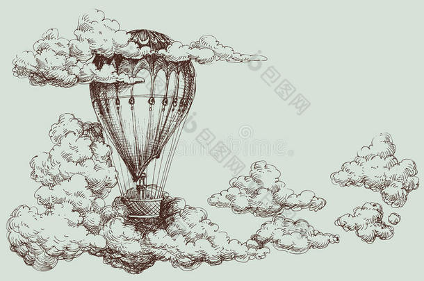 热的天空气球海报