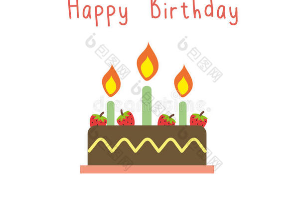 生日卡片和蛋糕-4