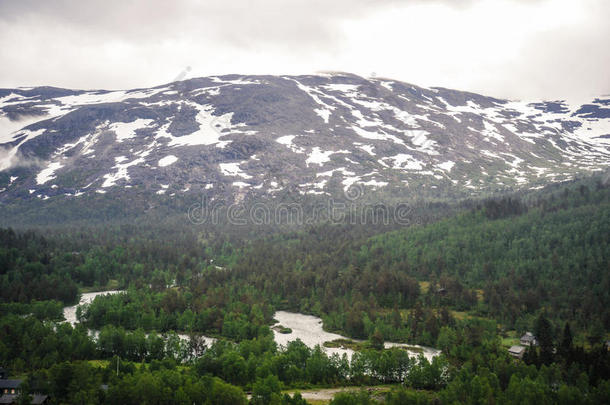 美丽的<strong>风景</strong>和<strong>风景</strong>看法关于挪威,绿色的<strong>风景</strong>关于
