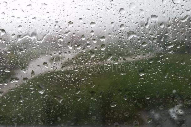 雨向汽车玻璃