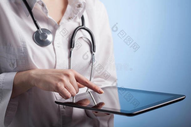 医生苹果平板电脑健康状况医学的诊所工人现代的