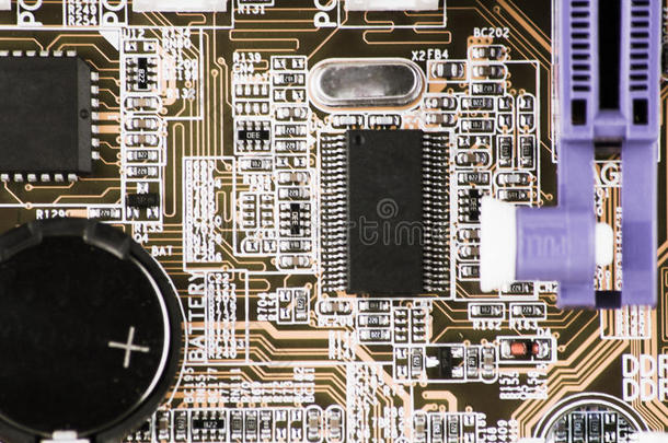 完整的半导体微晶片微处理器向电路蟒