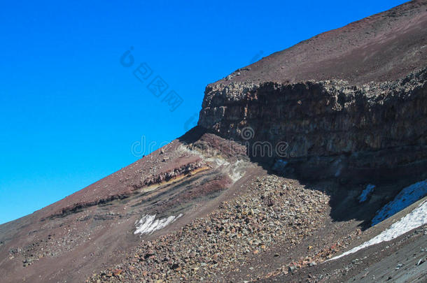 隆基迈火山火山口斜坡