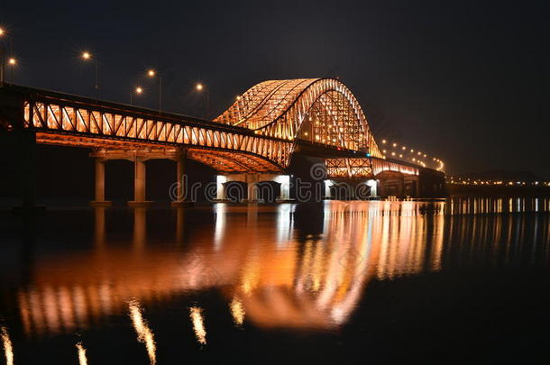 猛击-HWA桥,越过hand手-河,首尔,朝鲜