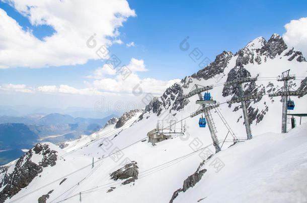 缆绳汽车车站采用七月雪Mounta采用,云南云南Ch采用a.