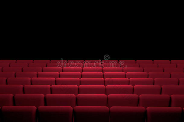 电影院房间和红色的扶手椅,电影,电影院,屏幕,电影prefix前缀