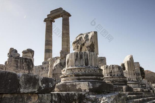 庙关于阿波罗采用古老的城市关于迪迪玛