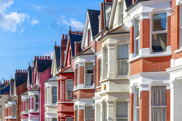 典型的英语台地的住宅采用西汉普斯特德,伦敦
