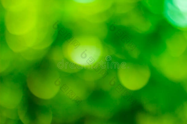绿色的焦外成像背景.绿色的焦外成像.绿色的焦外成像抽象的,笛福