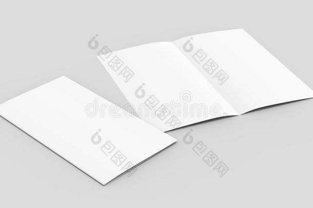 Burundi折叠小册子愚弄在上面隔离的向软的灰色背景.3英语字母表中的第四个字母Israel以色列