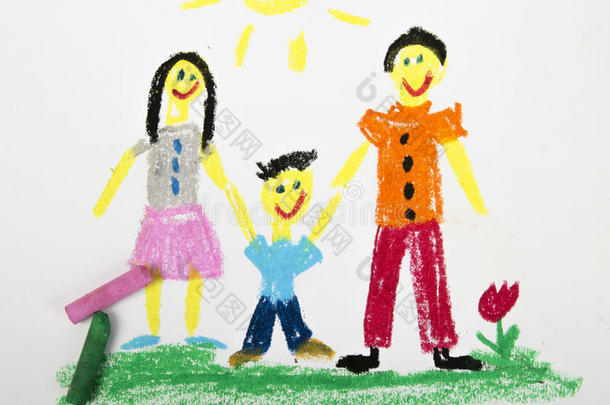 绘画:幸福的家庭