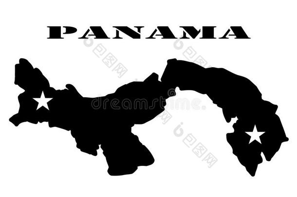 象征关于巴拿马草帽地图和地图