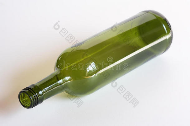 绿色的葡萄酒瓶子
