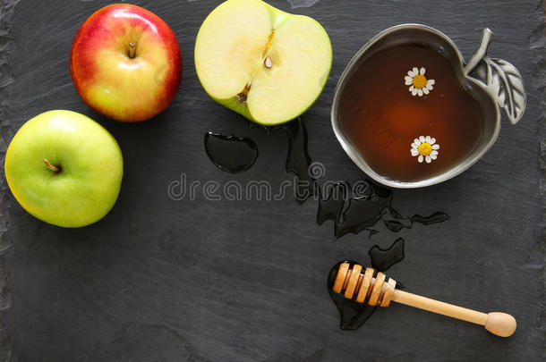 蜂蜜,苹果向板岩板.罗什哈沙纳&字母x28;犹太人的新的年