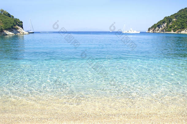 菲利亚特罗海滩伊萨卡岛希腊