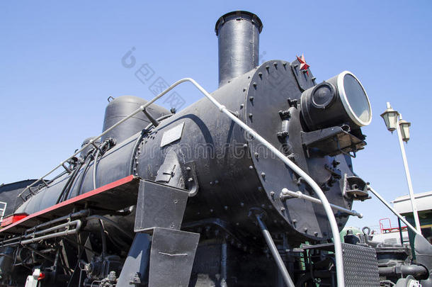 古代的蒸汽火车头,莫斯科博物馆关于铁路采用俄罗斯帝国,日本里