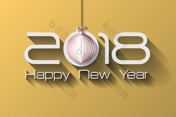 2018折纸手工幸福的新的年折纸手工愉快的圣诞节球