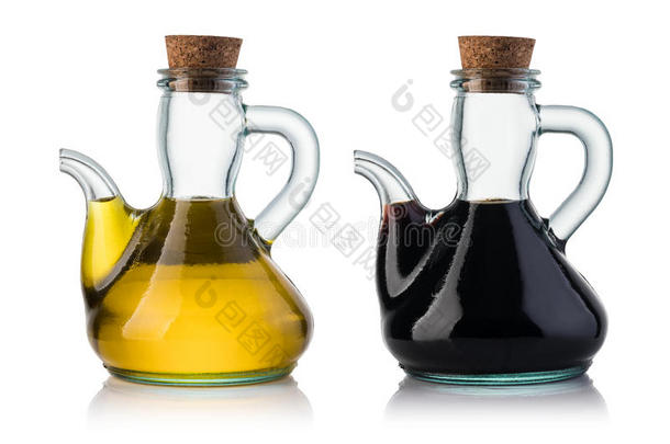 橄榄油和香膏质的醋
