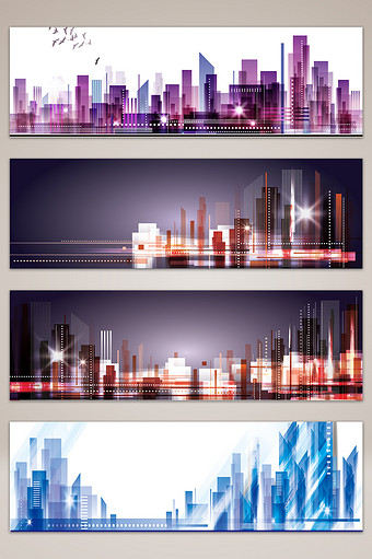 抽象几何城市线条背景图图片素材免费下载