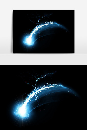 雷电闪电光效光能量图片素材免费下载