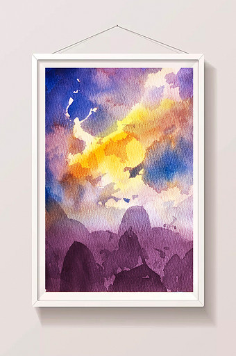 紫色水彩手绘背景插画素材psd 通用背景图片 1024x4575 潮点视频 紫色水彩手绘背景插画素材psd 通用背景图片 1024x4575 潮点视频