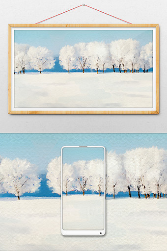 水彩手绘背景冬日雪花树psd 通用背景图片 1024x2802 潮点视频 水彩手绘背景冬日雪花树psd 通用背景图片 1024x2802 潮点视频
