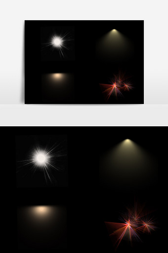 灯光效果气氛灯光元素图片素材免费下载