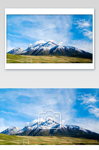 青藏高原雪山摄影图片图片素材免费下载