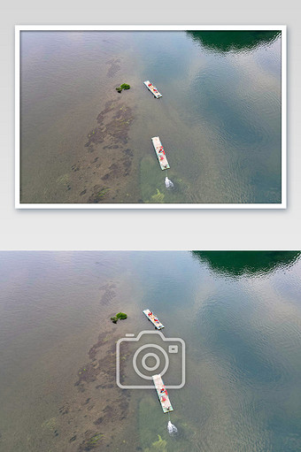 航拍漓江行驶中的竹筏摄影图片jpg340*512PX图片素材