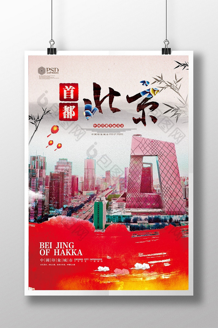 北京旅游北京印象展板图片图片